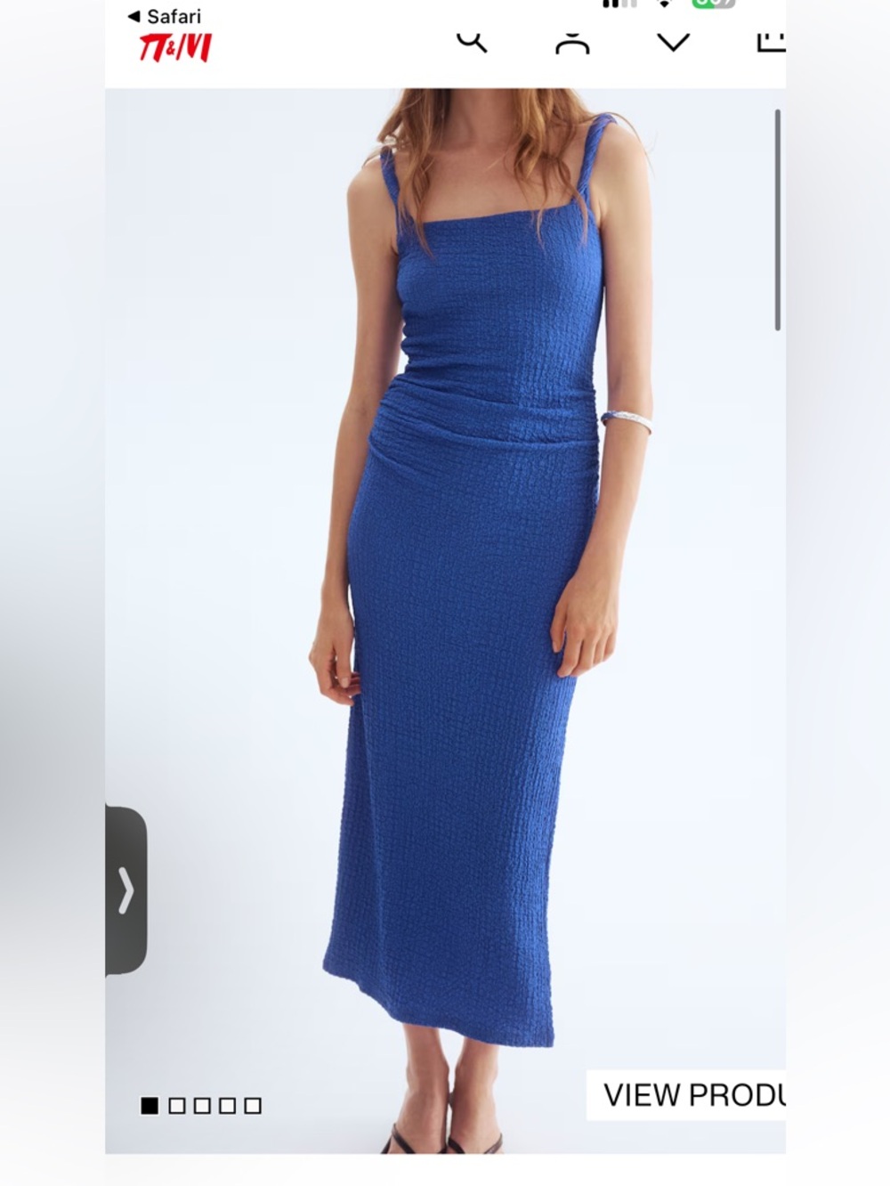 H&M textured jersey dress NWT - Picture 3 of 6